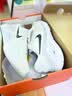 耐克NIKE稳程男公路专业跑步鞋STRUCTURE 26运动鞋HJ1102-100白绿40.5 实拍图
