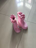 牧萌儿童雨鞋男童女童防水立体宝宝防滑耐磨卡通雨靴 粉色独角兽 20码 实拍图