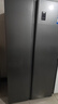Haier【新品】海尔冰箱双开门对开门纤薄一级能效双变频风冷无霜干湿分储大容量家用智能电冰箱家电补贴 617升+黑金净化系统+90°开门悬停 实拍图