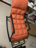 傲蕉摇摇椅成人躺椅懒人沙发单人沙发双人摇椅可坐躺睡卧室阳台午休椅 单人【橙色黑架】升级可折叠按摩 可躺可睡 实拍图