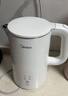 美的（Midea）电热水壶家用烧水壶泡茶0涂层食品级304不锈钢自动断电双层防烫全钢无缝1.5L大容量 MK-HJ1566 实拍图