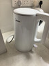 美的（Midea）电热水壶家用烧水壶泡茶0涂层食品级304不锈钢自动断电双层防烫全钢无缝1.5L大容量 MK-HJ1566 实拍图