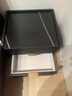 顾家家居（KUKA）意式卧室双抽储物床头柜7996 【可可黑+黑色岩板】旗舰款床头柜 实拍图