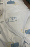 童泰秋冬0-6个月新生儿婴儿宝宝偏开保暖衣连体蝴蝶哈衣棉衣蓝色52cm 实拍图