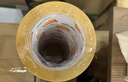 得力（deli）高品质米黄色封箱胶带打包宽胶带 48mm*100y*50μm(91.4m/卷) 6卷装 办公用品 30239 实拍图