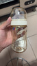 bebebus钻光奶瓶3-6个月300ml新生儿宝宝ppsu偏心仿母乳防胀气防呛奶瓶 实拍图