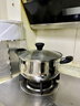 爱仕达（ASD）汤锅304不锈钢蒸汤锅 炖煮锅复底小汤锅22CM燃气电磁炉通用奶锅B1 实拍图