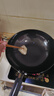 炊大皇铸铁炒锅无涂层铁锅平底炒菜锅30cm氮化防锈不挑灶典精DJ30ZT-S 实拍图