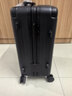 京东京造无界铝框20英寸行李箱男女 拉杆箱密码箱登机皮箱明日达 黑明日达 实拍图