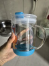 富光玻璃杯家用儿童牛奶杯子带刻度吸管水杯男女宝宝冲泡奶粉杯带把手 实拍图