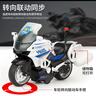 妈宝孖宝警察摩托车儿童警车玩具车合金小汽车模型1-3-6岁2男孩超大号仿真 实拍图