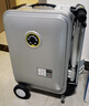 爱尔威（Airwheel）电动行李箱可骑行智能拉杆箱可坐可代步20英寸登机箱 豪华版一黑 实拍图