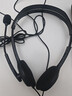 罗技（Logitech）H111 立体声耳机 带麦克风话筒 电脑笔记本办公耳麦 黑色 单个装 实拍图