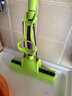 妙洁胶棉拖把27cm杆长120共2头滚轮式懒人家用一拖净免手洗海绵吸水 实拍图