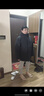 阿迪达斯25年冬款黑色派克羽绒服  商务通勤600蓬男士休闲羽绒连帽夹克 实拍图