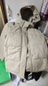 雅鹿蓄热短款羽绒服女2025年新款时尚休闲宽松小个子保暖时尚羽绒外套 卡其色 L (165) 【建议125-140斤】 实拍图