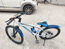 凤凰（Phoenix）儿童自行车山地车学生车脚踏车6-12-18岁童车 霸道 白蓝色 24寸 实拍图