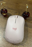 罗技（Logitech）M240 蓝牙鼠标 办公鼠标 简约便携 粉色 实拍图