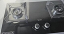 美的（Midea）【液化气/煤气罐】燃气灶双灶家用5.0KW大火力黑晶宽面板台嵌两用双灶Q330 实拍图
