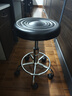 华恺之星吧台椅可升降吧台凳子家用转椅滑轮办公椅搁脚椅餐椅子BY659黑 实拍图