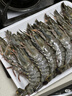鲜京采 特大号福建活冻黑虎虾 净重3斤 30-45只/盒 轻食减脂高蛋白 实拍图