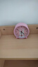 码仕闹钟卡通儿童创意小闹钟可爱夜光学生床头钟懒人电子钟 粉色萌兔开学季礼物 实拍图
