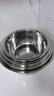 炊大皇 不锈钢盆筛五件套304钢加大加厚洗菜盆沥水和面盆沙拉拌菜调料盆 实拍图