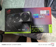 华硕（ASUS）ROG STRIX 猛禽 GeForce RTX 5070 O12G GAMING 电竞游戏显卡 实拍图