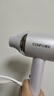 康夫（CONFU）6亿等离子电吹风机大风力大功率速干护发不伤发便携学生宿舍男士女士家用生日礼物吹风筒 B1白 实拍图