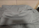京东京造 冰丝枕套A类可水洗凉感夏季清凉枕头套枕芯套透气裸感 灰色单只 实拍图