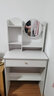 众淘梳妆台小户型化妆桌小型化妆台化妆桌卧室化妆梳妆台卧室 【一抽一柜】暖白色60cm 实拍图