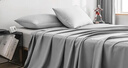 京东京造 悦柔床单单件 120g加厚耐用 A类磨毛床罩 230x250cm 科技灰 实拍图