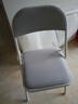 星恺椅子折叠椅凳子电脑椅子靠背餐椅学习椅办公椅 XK1022灰色网布 实拍图