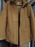 京东京造【智暖衣】外套男士夹克加厚冬季防泼水休闲服饰棉服 卡其色 L 实拍图