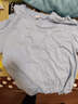 【京东直采】210g纯棉 圆领短袖t恤男 打底内搭卫衣秋冬服饰5折 冰川蓝（短袖） 2XL （140-155斤） 实拍图