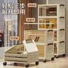全品屋收纳柜箱置储物简易衣柜子零食衣服厨房折叠多层免安装床头收纳柜 50宽三层【折叠免安装】 【次日速达、送货上门】 实拍图