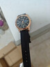 【网红爆款】商务腕表石英运动表休闲皮带男女手表 黑色 实拍图