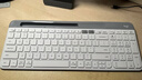 罗技（Logitech）时尚系列 K580 无线蓝牙键盘 办公键盘 便携超薄 笔记本键盘 平板键盘 芍药白 101键 实拍图