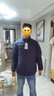 波司登（BOSIDENG）25年短款羽绒服男款90绒商场热卖同款立领排骨条羽绒服B250131005 中山青5870-25 XL 185/104A 体重约155-170斤 实拍图