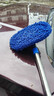 悦卡洗车拖把 汽车掸子擦车拖把刷车刷子软毛工具用品可伸缩洗车刷-蓝 实拍图