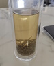 万象（WANXIANG）双层玻璃杯经典皮纹V21RL商务办公礼盒泡茶杯480ML大容量家用水杯 实拍图