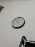 康巴丝（Compas）挂钟客厅钟表 简约石英钟表挂墙时钟 3294A 黑色 实拍图