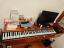 前谷手卷钢琴88键初学者便携折叠电子钢琴乐器手卷琴 88键黑便携款+套餐D 实拍图