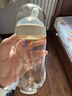 bebebus钻光奶瓶3-6个月300ml新生儿宝宝ppsu偏心仿母乳防胀气防呛奶瓶 实拍图