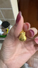 周六福（ZLF）三八节女神礼物      黄金吊坠福袋吊坠女款饰品代代平安 计价 足金 1.96g 实拍图