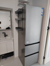 海尔（Haier）「真省电」310L三门冰箱黑金净化一级能效风冷无霜BCD-310WGHD3E7WV(银)国家补贴 实拍图