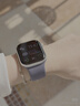 Apple/苹果 【女神节】Watch S11 智能手表GPS款42毫米银色铝金属表壳雾紫色运动型表带M/L 实拍图