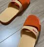 回力凉拖鞋女士夏季新款居家室内防滑防臭浴室洗澡一字拖 橙色 39 实拍图