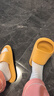 朴西香蕉船情侣凉拖鞋女浴室不易滑室内居家四季拖鞋男 黄色 37-38 实拍图