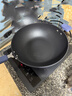 炊大皇炒锅不粘锅易洁少油烟平底炒菜锅煎锅32cm磁炉通用深蓝SL32CG 实拍图